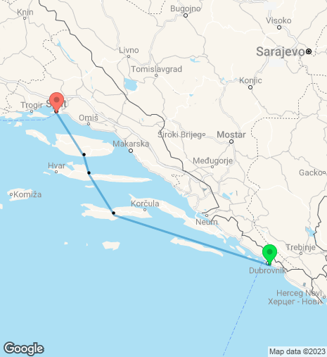 My Way Cruise Mini Route 1 Split – Dubrovnik M/S My Way