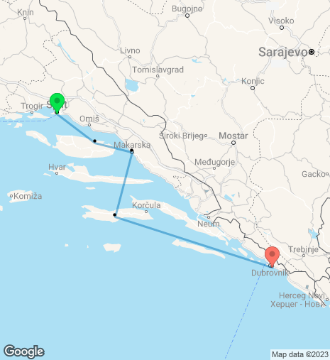 My Way Cruise Mini Route 2 Dubrovnik – Split M/S My Way